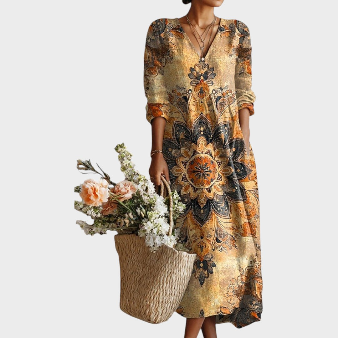 Dorota | Vestido Maxi de Lino