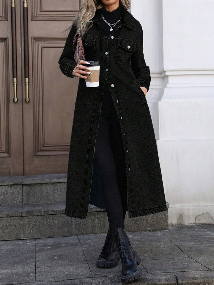 Camila | Campera de Jean Larga