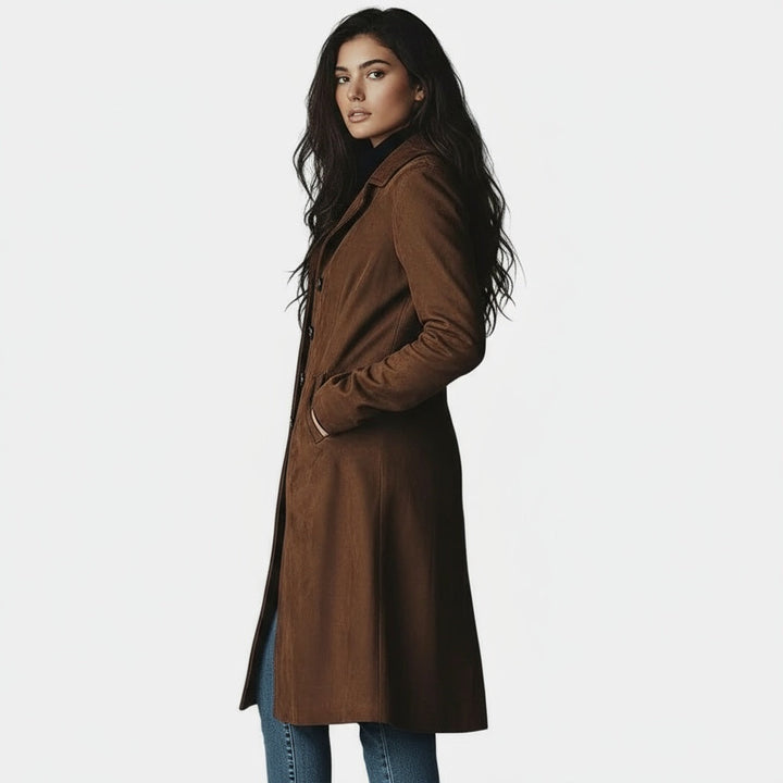 Esmée | Abrigo Largo con Elegancia y Comodidad Atemporal para el Día y la Ciudad