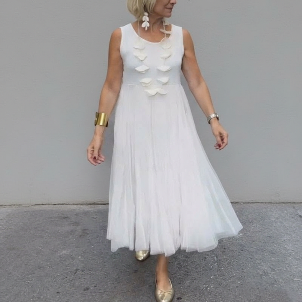 Emmie | Conjunto Elegante de Dos Piezas – Conjunto de Vestido de Punto en Capas Sin Esfuerzo