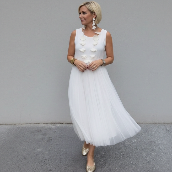 Emmie | Conjunto Elegante de Dos Piezas – Conjunto de Vestido de Punto en Capas Sin Esfuerzo