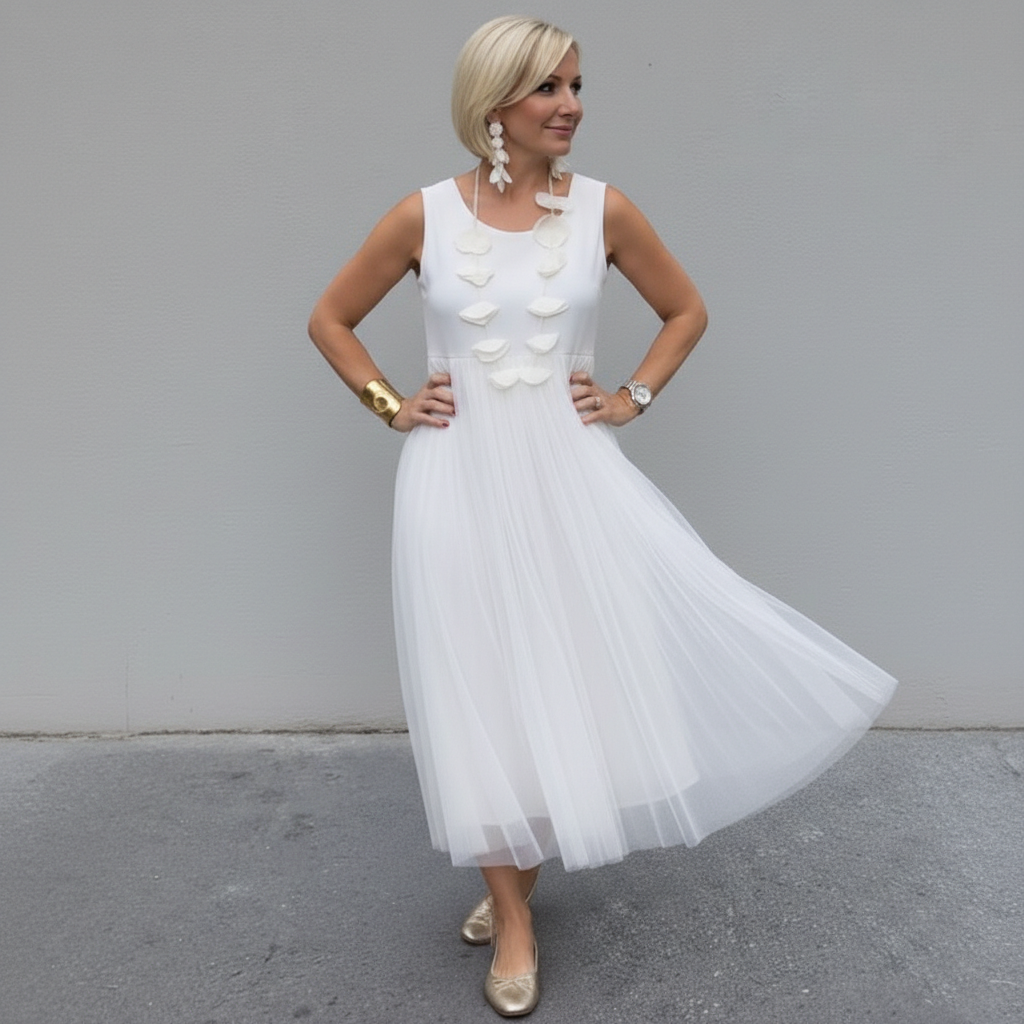 Emmie | Conjunto Elegante de Dos Piezas – Conjunto de Vestido de Punto en Capas Sin Esfuerzo