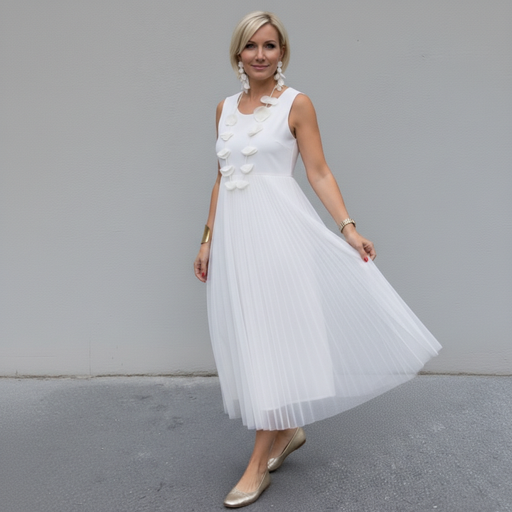 Emmie | Conjunto Elegante de Dos Piezas – Conjunto de Vestido de Punto en Capas Sin Esfuerzo