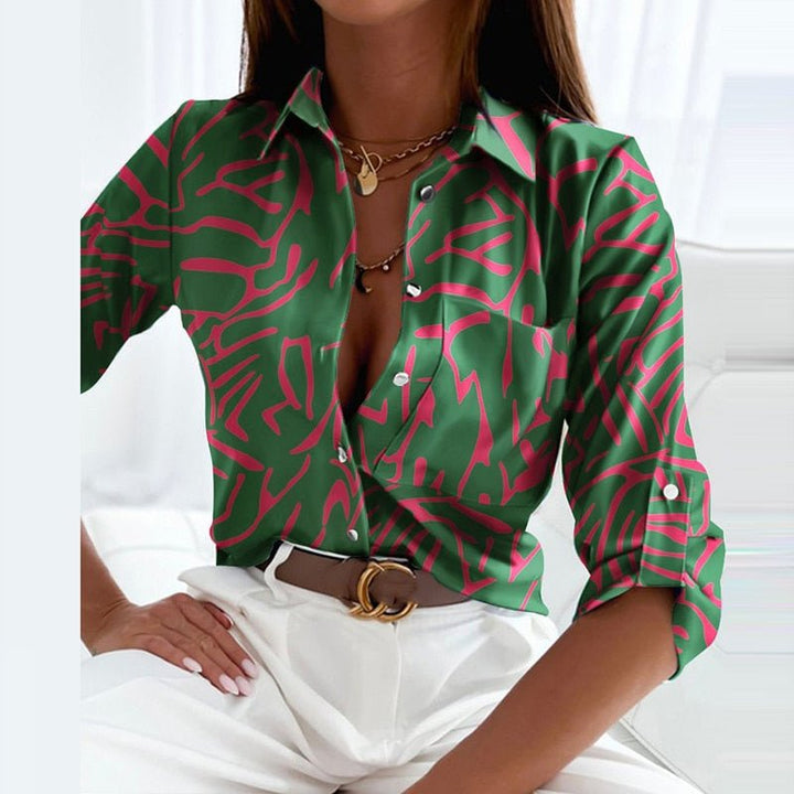 Clarisa | Blusa Clásica con Cuello