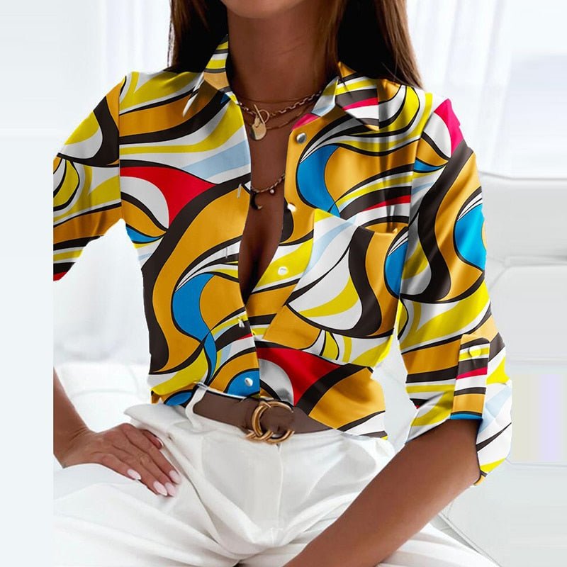 Clarisa | Blusa Clásica con Cuello