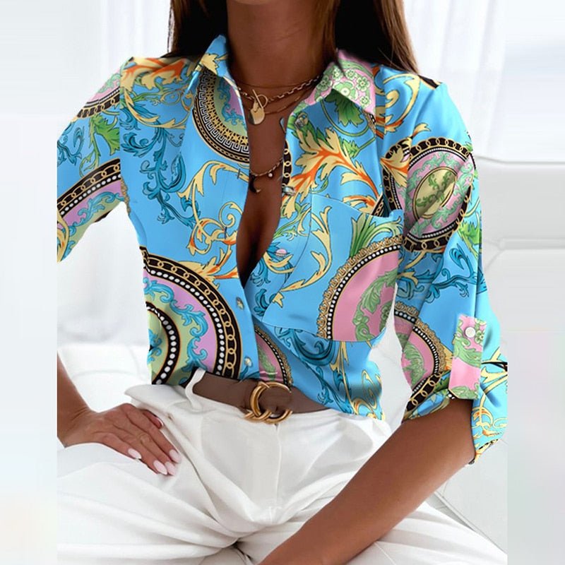 Clarisa | Blusa Clásica con Cuello