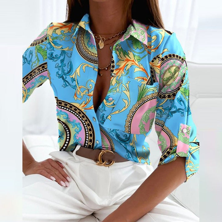 Clarisa | Blusa Clásica con Cuello