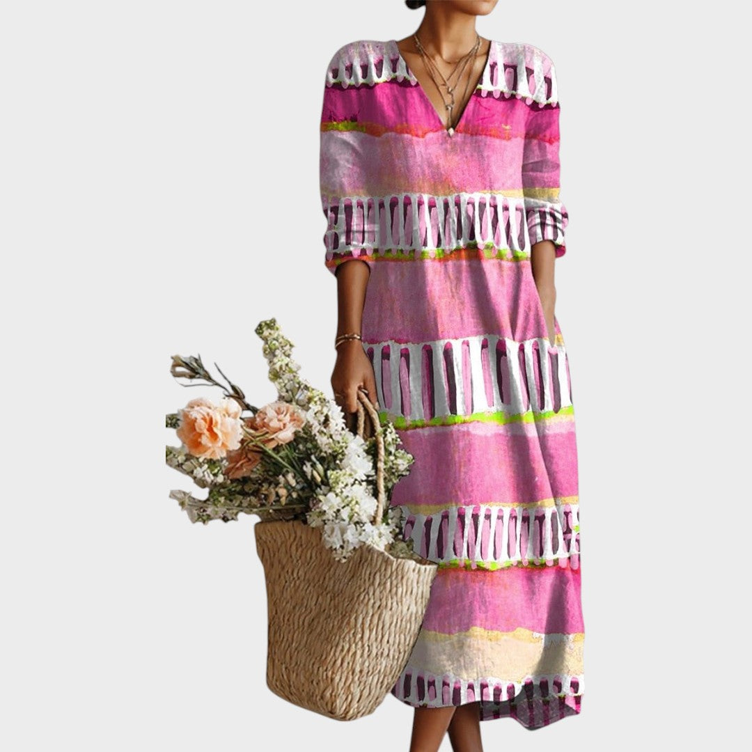 Corrie | Vestido Maxi de Lino